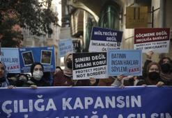 Protest in front of the Greek Consulate for refugee deaths