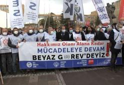 Ankara'da sağlık çalışanları 'iş bırakma' eylemi yaptı