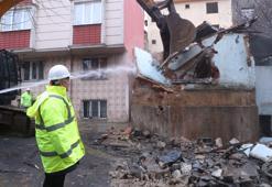 Gaziosmanpaşa’da kentsel dönüşüm kapsamında 5 riskli bina yıkıldı