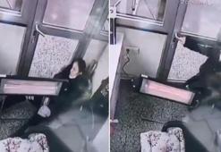 Esenyurt'ta kadın güvenlik görevlisinin ölümden döndüğü anlar