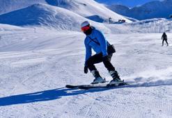 Türkiye'nin en karlı zirveleri Kartalkaya ile Davraz