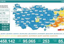Koronavirüs salgınında günlük vaka sayısı 95 bin 65 oldu