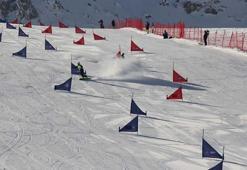 Snowboard Alpine 2'nci Etap yarışmaları başladı