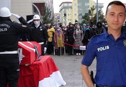 Kalp krizinden hayatını kaybeden çevik kuvvet polisi için tören
