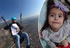 SMA hastası Nefes bebek için paraşütle atladı