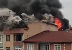 Sultanbeyli'de çatı yangınında 1 çocuk öldü