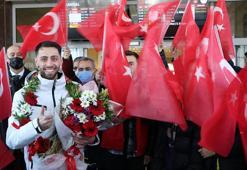 Fatih Arda İpcioğlu, memleketi Erzurum'da coşkuyla karşılandı