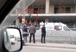 6'ncı kattan inşaat demirinin üzerine düşen işçi hayatını kaybetti