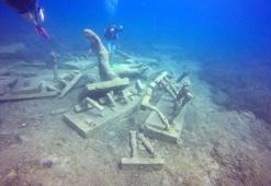 Türkiye'nin ilk su altı müzesinin heykelleri içler acısı