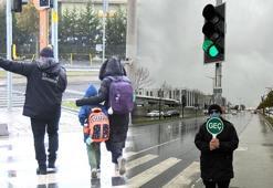 Başakşehir'de 'dur' tabelasıyla geçilebilen yaya geçidine trafik lambaları yerleştirildi