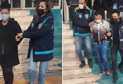 Camilerden musluk çalan 2 sevgili yakalandı