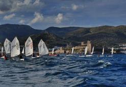 Bodrum'da Optimist Dünya Şampiyonası hazırlığı sürüyor