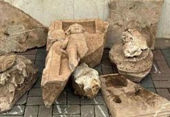 Salihli'de 'Eros bebek' heykeli ele geçirildi