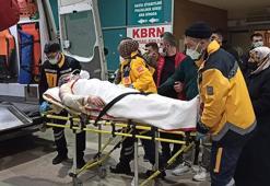 Beton elektrik direği dikmek isterken akıma kapılıp ağır yaralandı