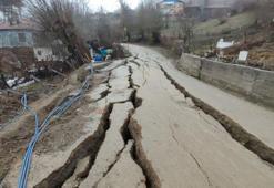 Heyelan nedeniyle 17 evin boşaltıldığı köyde yağış tedirginliği
