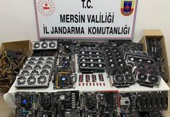 Kaçak yollarla getirdiği 3 milyon TL'lik cihazlarla kripto para üretirken yakalandı