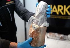 Kavurma paketlerinden 11 kilo esrar çıktı