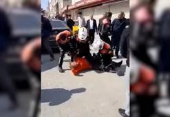 Gözaltı işlemine tepki gösterenler ile polis arasında arbede: 4 yaralı