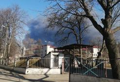 Ukrayna'nın Chernihiv kenti bombardıman altında