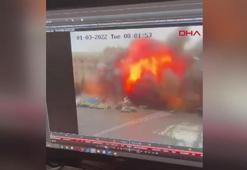 Harkov’da yerel yönetim binasının bombalanma anı