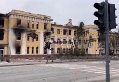 Çatışmaların şiddetlendiği Harkov’dan yıkım görüntüleri