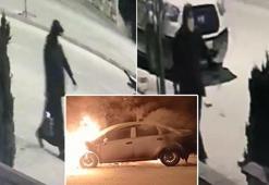 Kadın kılığına girip, eşinin otomobilini yakan kişi serbest bırakıldı