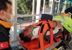 Gülnar’da işçi servisi devrildi: 13 yaralı