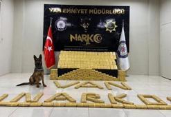 Kamyonetteki 150 kilo eroini 'Thor' buldu