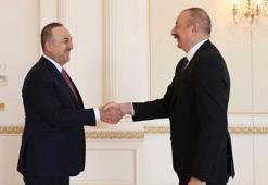 Çavuşoğlu, Azerbaycan Cumhurbaşkanı Aliyev ile görüştü