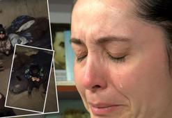 Ukraynalı annenin sığınak videosu ağlattı