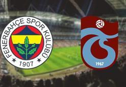 Fenerbahçe - Trabzonspor maçında ilk 11'ler belli oldu