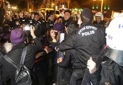 'Feminist Gece Yürüyüşü'nde polis merkezine götürülen 30 kadın serbest