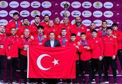 U23 Avrupa Güreş Şampiyonası’nda Türkiye, grekoromen stilde Avrupa ikincisi oldu