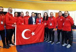 U23 Avrupa Güreş Şampiyonası'nın ilk gününde kadın sporculardan 3 madalya