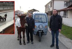 İş insanı triportör hediye etti, 'Gül' emekliye ayrıldı