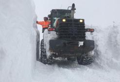 Doğu Karadeniz'de 448 yerleşim yerinin yolu kardan kapalı