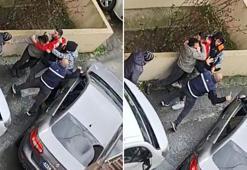 Sarıyer'de yol tartışmasında bıçağı böyle salladı