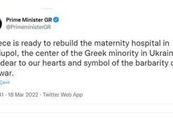 Yunanistan, Mariupol’deki doğum hastanesinin inşasını üstlenmek istiyor