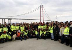 Cumhurbaşkanı Erdoğan, Çanakkale Köprüsü yapımında çalışan personelle telefonda konuştu