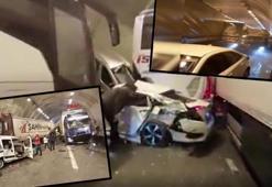 Bolu Dağı Tüneli içinde zincirleme kaza