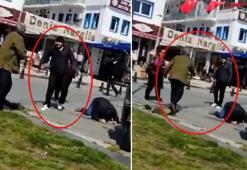 'Bisikletle buradan geçemezsin' dedikleri genci tabancayla vurdukları anlar kamerada