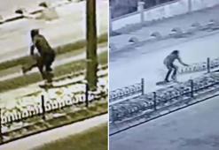 Arnavutköy'de refüjdeki ferforje demir çitler çalındı