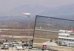 Tokat'ın yeni havalimanına ilk yolcu uçağı indi