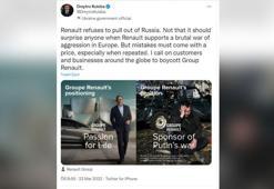 Kuleba’nın Tweet’inden sonra Renault, Shell ve Nestle, Rusya’da operasyonları durdurdu