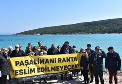 Paşalimanı Koyu'ndaki 21 arsanın açık ihalesi iki firmanın katılımıyla yapıldı