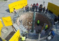 2 bin 500 yıllık yılanlı sütun restore ediliyor; İstanbul'daki en önemli tunç eser