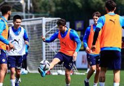 Fenerbahçe'de Jin-ho Jo, A Takım'la çalıştı