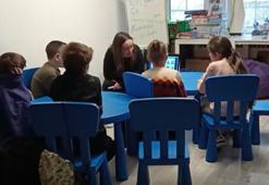 Ukrainian children who fled the war are learning Turkish