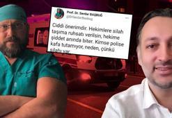 Profesör tartıştığı doktorun burnunu kırdı