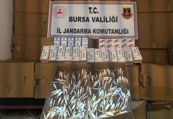 Bursa'da 1,5 milyon TL değerinde kaçak sigara ve tütün ele geçirildi